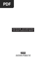 Outdoor Advertising: The Brand Communication Medium