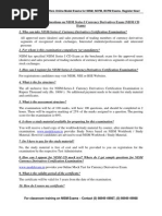 NISM Currency Derivatives Mock Test at WWW - MODELEXAM.IN