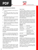 Conplast P211: Water Reducing Concrete Admixture