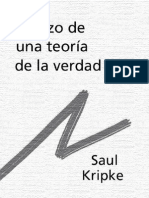 KRIPKE SAUL - Esbozo de Una Teoria de La Verdad