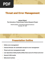 Thread and Error Management