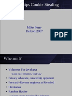 365-Day: Https Cookie Stealing: Mike Perry Defcon 2007