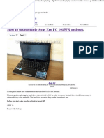 How To Disassemble Asus Eee PC 1015PX Netbook