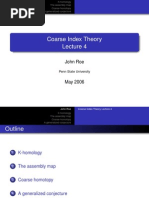 Coarse Index Theory: John Roe