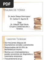 Trauma de Tórax. Aguirre-Zelaya 2010