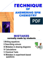 Teknik Menjawab Kimia SPM