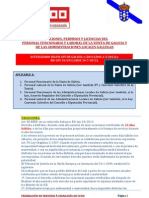 Permisos e Licencias Funcionarios e Persoal Laboral