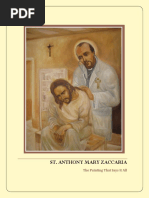 St. Anthony M. Zaccaria: The Painting That Says It All: Twelve Meditations by Sr. Rorivic P. Israel, ASP