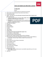 SPSS Statistics 20 Modules Specifications