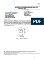 LM2703 Micropower Step-Up DC/DC Converter With 350ma Peak Current Limit