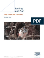 Model Biofouling Management Plan Oct 2012 - tcm155-241770