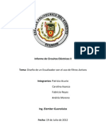 Ecualizador Informe Completo