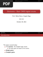 Electronics - Basic CMOS Digital Circuits: Prof. M Arta Rencz, Gergely Nagy