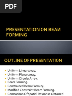 Presentation On Beamforming