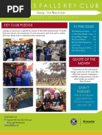 Cypress Falls Key Club November/December Newsletter