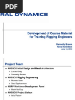 Training Rigging Engineers