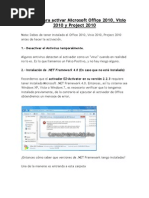 Tutorial para Activar Microsoft Office 2010