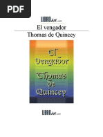 Thomas de Quincey Vengador