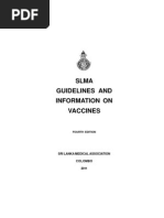 Slma Vaccines Guidelines 2011