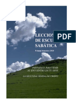 2010 I-S Prepárate para Venir Al Encuentro de Tu Dios La Segunda Venida de Cristo