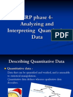 CRP Phase 4-Analyzing and Interpreting Quantitative Data