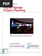 Digital Signage Project Planning