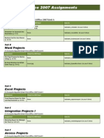 Office 2007 Assignments - 08-09