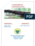 Organisational Change Print