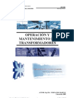 Operacion y Mantenimiento de Transformadores