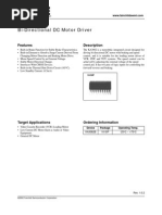 Ka3082 Controlador de Motores CC