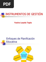 Instrumentos de Gestión: Yanira Loyola Tapia