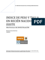 Indice de Peso y Talla en Recién Nacidos Aguascalientes