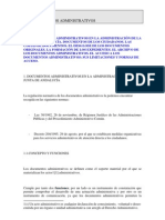 Definicion de Documentos Administrativos