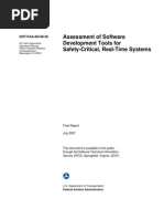 Assessment of Software Development Tools For Safety-Critical, Real-Time Systems