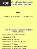 Direccionamiento IP Básico.