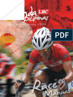 LBC Ronda Pilipinas 2013 Race Manual (Updated)