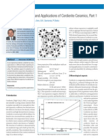 Synthesis, Properties and Applications of Cordierite Ceramics, Part 1. Interceram