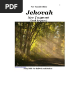 JEHOVAH New Testament, New Simplified Bible