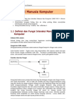 Interaksi Manusia Dan Komputer