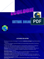 Ecologie Sistemul Biologic