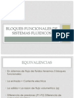 Bloques Funcionales en Sistemas Fluidicos