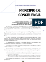 Principio de Congruencia Procesal