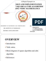 Synopsis On Vedic Multipler