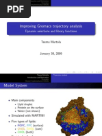 Improving GROMACS Trajectory Analysis