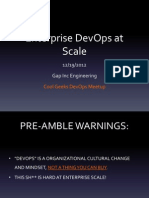 Enterprise DevOps at Scale