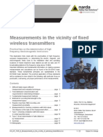 NARDA Measurements in The Vicinity of Fixed Wireless Transmitters