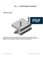 Abaqus CAE Self Contact Tutorial: Problem Description