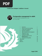 Postoperative Management in Adults