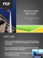 Helathcare and Tort Reform 