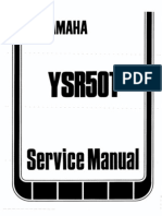 1987 YAMAHA YSR 50T Service Manual